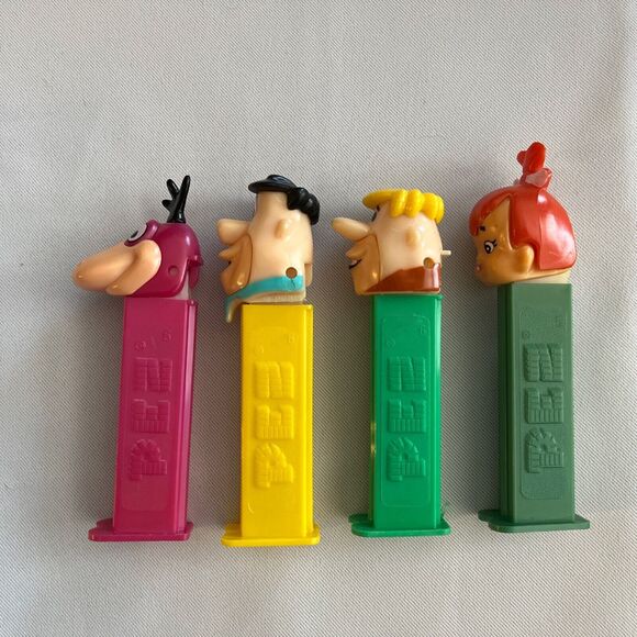 Flintstones Pez Dispenser Set‎ Of 4 Dino,Fred,Barney And Pebbles Slovenia/China - Picture 2 of 6